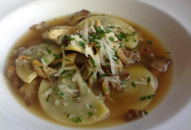 Mushroom Agnolotti with Brown Butter 
